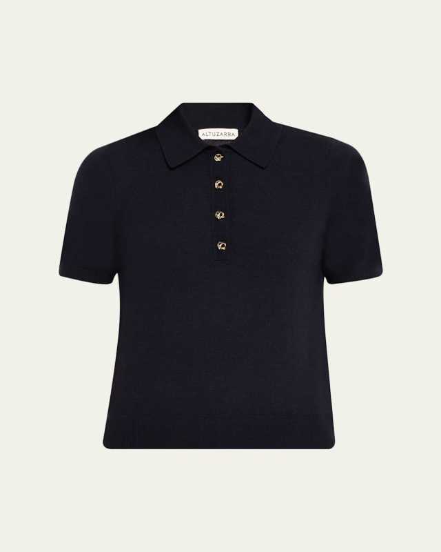 Nemo Short-Sleeve Polo Sweater